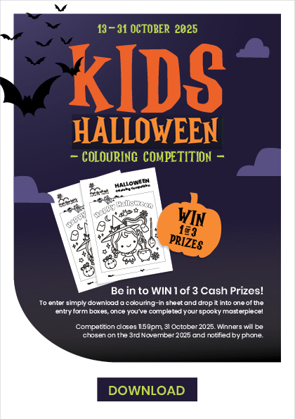 Halloween colouring competition