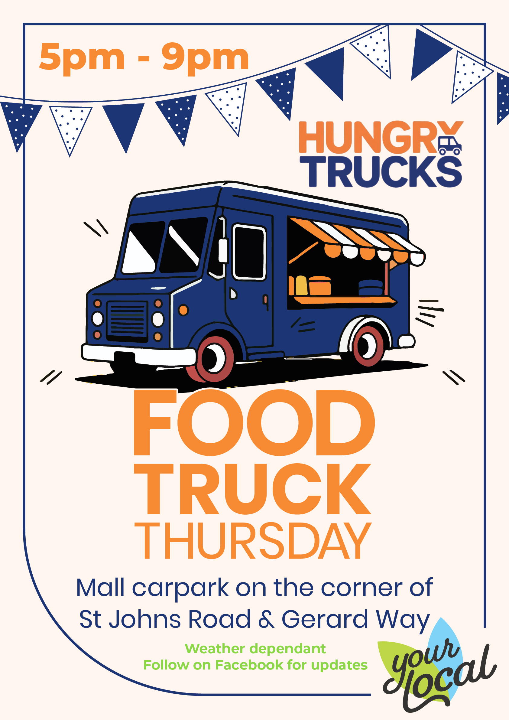 Food Truck event every thursday at Meadowbank Mall